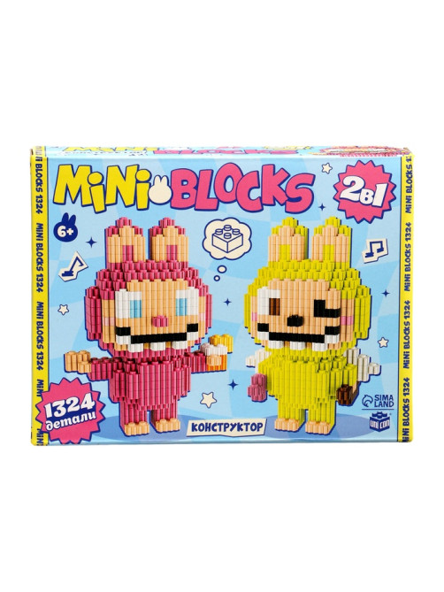 Конструктор из миниблоков UNICON «Mini Blocks. Монстрики», 1324 детали