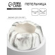 Пепельница для дома «Мрамор», для сигарет и стиков, 13.7×5.5 см, керамика