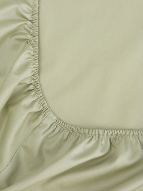 Простыня на резинке 1.5-спальная SL Home Herb, 140×200+30 см, сатин
