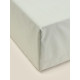 Простыня на резинке евро SL Home, 200×200+30 см, перкаль, оливковая