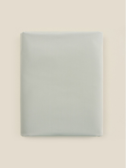 Простыня на резинке 2-спальная SL Home Percale, 160×200+30 см, перкаль, оливковая