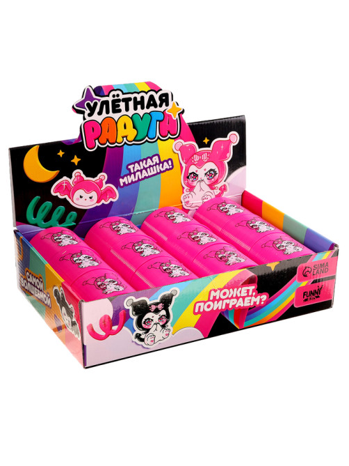Спираль - радуга Funny toys «Милашка», d=7.5 см, в шоубоксе