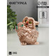 Фигурка гипс «Сова с букетом», 8×6×6 см