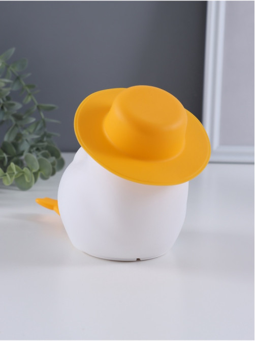 Фигурка световая RISALUX «Утка в отпуске», 2 Вт, LED-ночник антистресс, RGB, USB, 10×8.5×14.5 см
