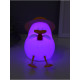 Фигурка световая RISALUX «Утка в отпуске», 2 Вт, LED-ночник антистресс, RGB, USB, 10×8.5×14.5 см