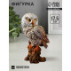 Фигурка полистоун «Сова сипуха», 17.5×8×10 см
