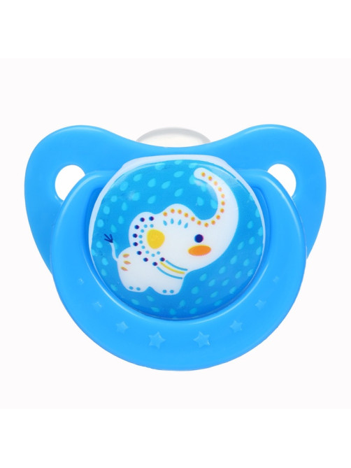 Пустышка ортодонтическая, с колпачком и держателем, от 0 мес.