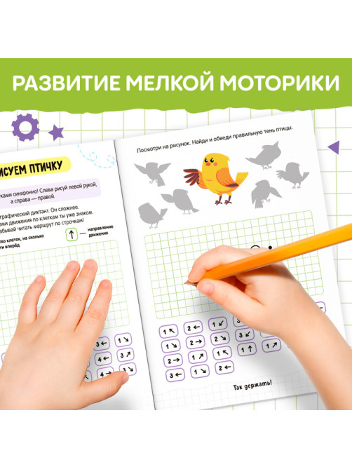 Книга «Нейропрописи. Развитие мелкой моторики», 28 стр., от 5 лет