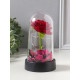 Фигурка световая колба RISALUX «Красная роза», LED-ночник, 3×AG10, 8.5×8.5×15.5 см
