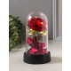 Фигурка световая колба RISALUX «Красная роза», LED-ночник, 3×AG10, 8.5×8.5×15.5 см