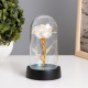 Фигурка световая колба RISALUX «Цветок», LED-ночник, 3×AG10, белый, 8.5×8.5×15.5 см