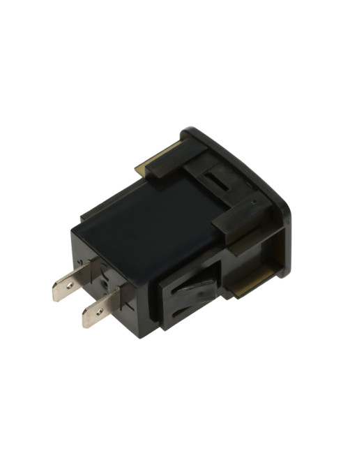 Зарядное устройство, 12-24 В, 2 USB, 4.2 А, вольтметр, черный