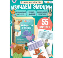 Развивающий набор «Мои чувства и эмоции», 55 карточек, 4+