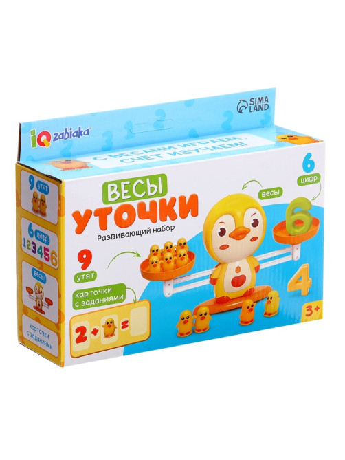 Развивающий набор IQ-ZABIAKA «Весы. Уточки», 3+