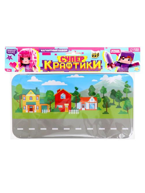 Магнитная игра Happy Valley «Крафтики», в металлической коробке