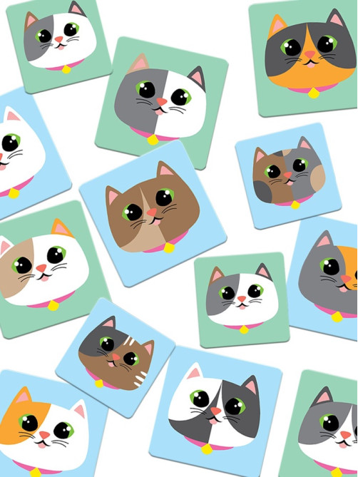 Развивающая игра на скорость «Найди кота», 61 карта, 3+
