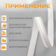 Резинка с силиконом, 8 мм, 10±1 м, белая