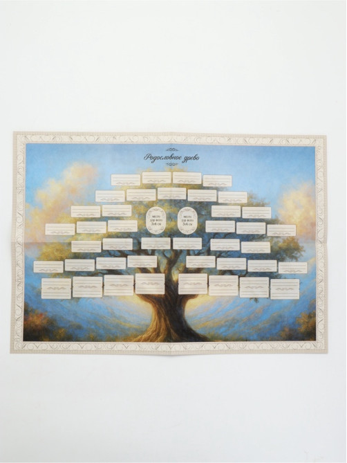 Родословная книга «Мама», 56 листов, 112 страниц, 16.5×24 см