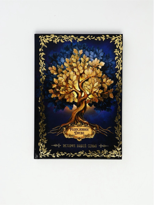 Родословная книга «История нашей семьи», 56 листов, 112 страниц, 16.5×24 см