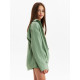 Рубашка из муслина для девочки KAFTAN, зелёная, рост 164 см