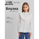 Блузка для девочки MINAKU: Cotton collection, белая, рост 146 см