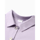Рубашка для девочки MINAKU: Jeans collection, лавандовая, рост 110 см