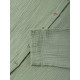 Рубашка из муслина для девочки KAFTAN, зелёная, рост 140 см