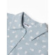 Рубашка для девочки с воланом KAFTAN, синяя, размер 32 (110-116 см)