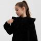 Блузка для девочки MINAKU: Cotton collection, чёрная, рост 122 см