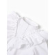 Блузка для девочки MINAKU: Cotton collection, белая, рост 146 см