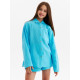 Рубашка из муслина для девочки KAFTAN, голубая, рост 140 см