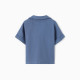 Рубашка для мальчика «Крошка Я» Linen, рост 86-92, синяя