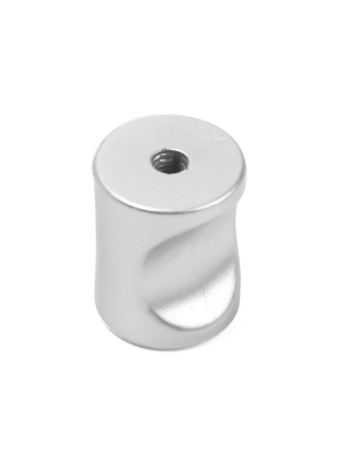 Ручка-кнопка CAPPIO РК102, d=18 мм, пластик, цвет матовый хром, 8 шт.