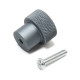 Ручка-кнопка CAPPIO PK328, d=23 мм, цвет графит, 8 шт.