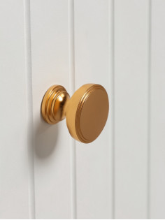 Ручка-кнопка CAPPIO PK322, d=30 мм, цвет золото, 8 шт.