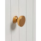 Ручка-кнопка CAPPIO PK322, d=30 мм, цвет золото, 8 шт.