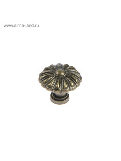 Ручка кнопка VINTAGE 012, цвет бронза, 8 шт. TMP