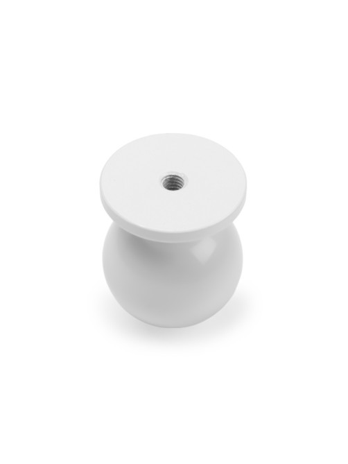 Ручка-кнопка CAPPIO RK146, d=25 мм, цвет белый