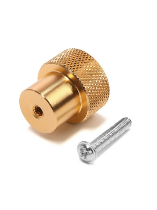 Ручка-кнопка CAPPIO PK328, d=23 мм, цвет золото, 8 шт.
