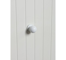 Ручка-кнопка CAPPIO RK146, d=25 мм, цвет белый, 8 шт.