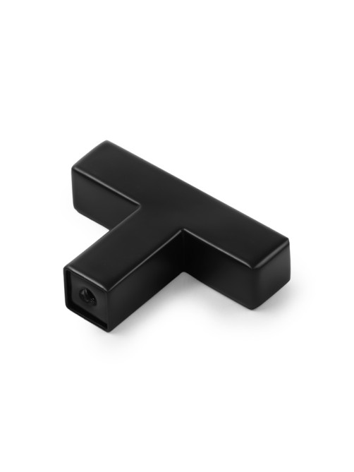 Ручка-кнопка CAPPIO SQUARE RSC008, нержавеющая сталь, цвет черный