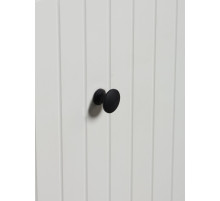 Ручка-кнопка CAPPIO RK148, d=24 мм, цвет черный, 8 шт.