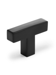 Ручка-кнопка CAPPIO SQUARE RSC008, нержавеющая сталь, цвет черный