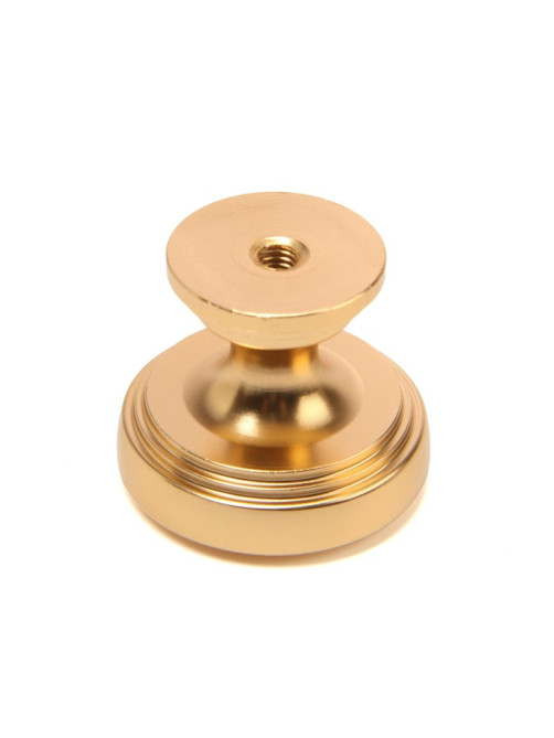 Ручка-кнопка CAPPIO PK322, d=30 мм, цвет золото, 8 шт.