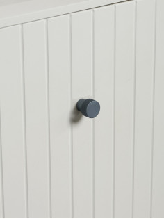 Ручка-кнопка CAPPIO PK328, d=23 мм, цвет графит, 8 шт.