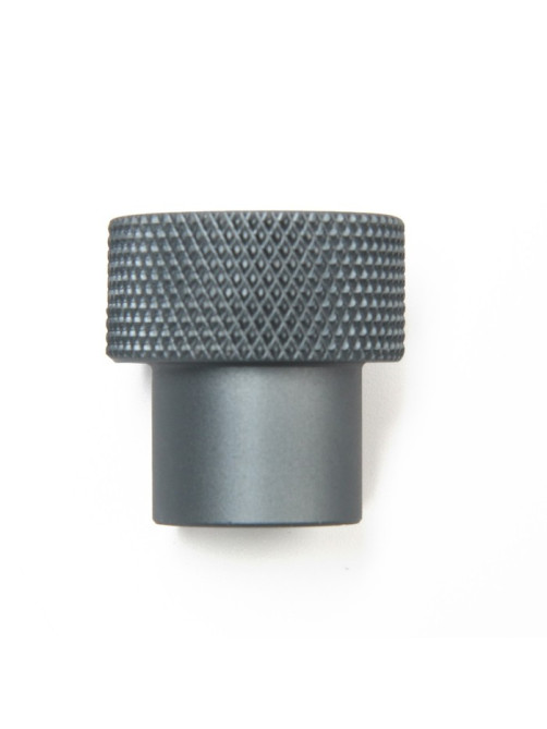 Ручка-кнопка CAPPIO PK328, d=23 мм, цвет графит, 8 шт.