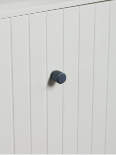 Ручка-кнопка CAPPIO PK327, d=20 мм, цвет графит, 8 шт.