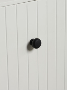 Ручка-кнопка CAPPIO, d=30 мм, цвет чёрный, 8 шт.