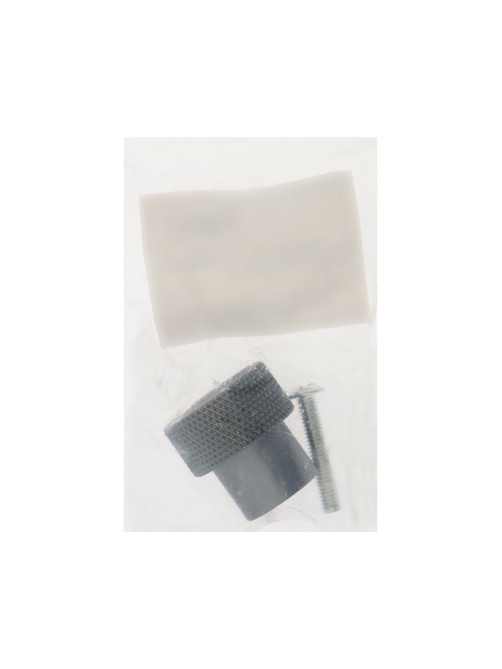 Ручка-кнопка CAPPIO PK328, d=23 мм, цвет графит, 8 шт.