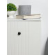Ручка кнопка WAVE ТУНДРА РК120BL, черная, 8 шт. TMP